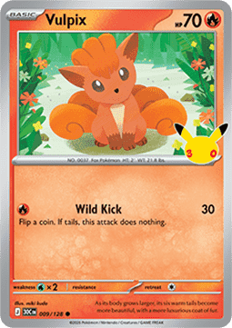 30c 009/128 Vulpix