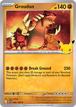 30c 082/128 Groudon