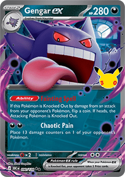 30c 090/128 Gengar EX