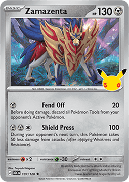 30c 107/128 Zamazenta