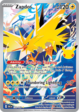 30c 133/128 Zapdos