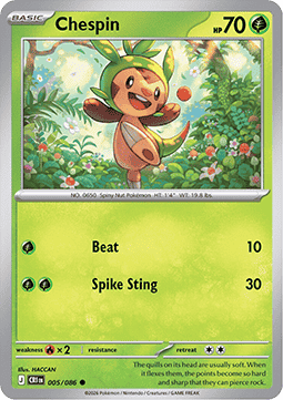 CRI 005/086 Chespin