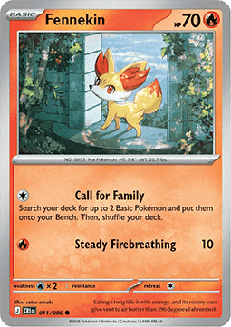 CRI 011/086 Fennekin