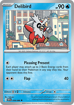 CRI 018/086 Delibird