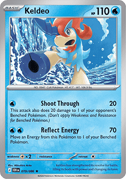 CRI 019/086 Keldeo Holo