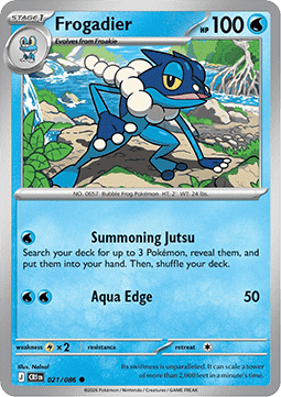 CRI 021/086 Frogadier