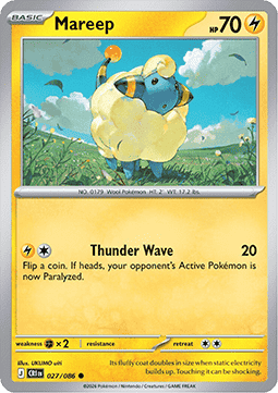 CRI 027/086 Mareep