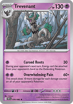 CRI 039/086 Trevenant Holo