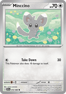 CRI 072/086 Minccino
