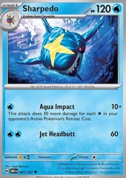 OBF 047/197 Sharpedo