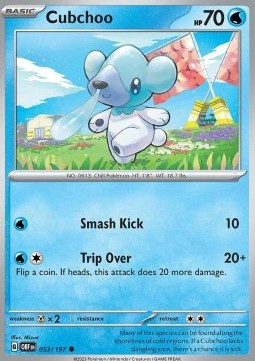 OBF 053/197 Cubchoo