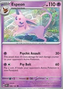 OBF 086/197 Espeon