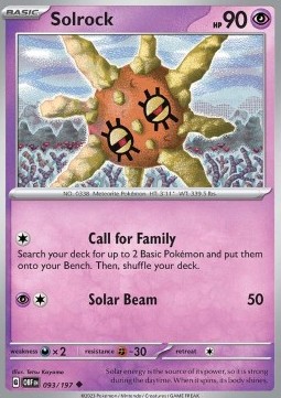 OBF 093/197 Solrock Reverse Holo