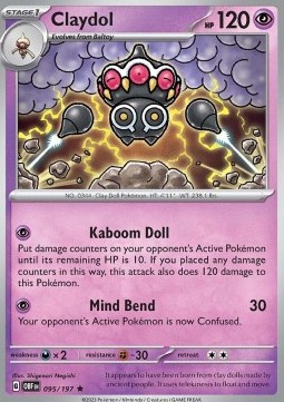 OBF 095/197 Claydol Holo