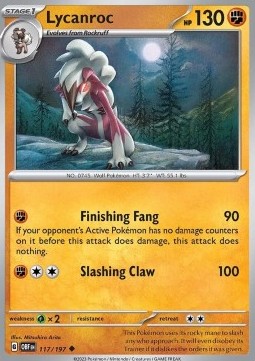 OBF 117/197 Lycanroc