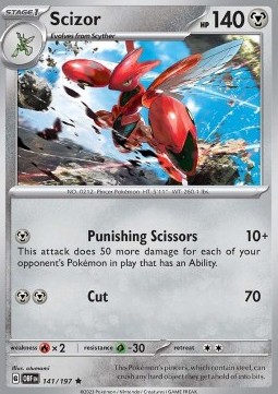 OBF 141/197 Scizor Holo