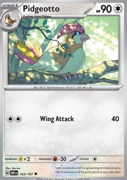 OBF 163/197 Pidgeotto