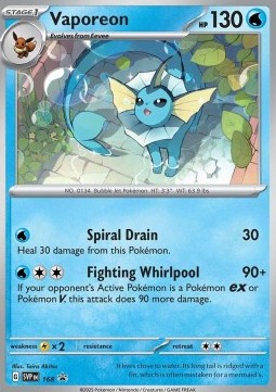 SVP 168 Vaporeon Holo